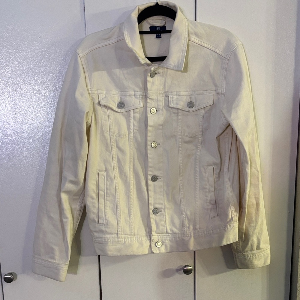 George Cream Denim Jacket